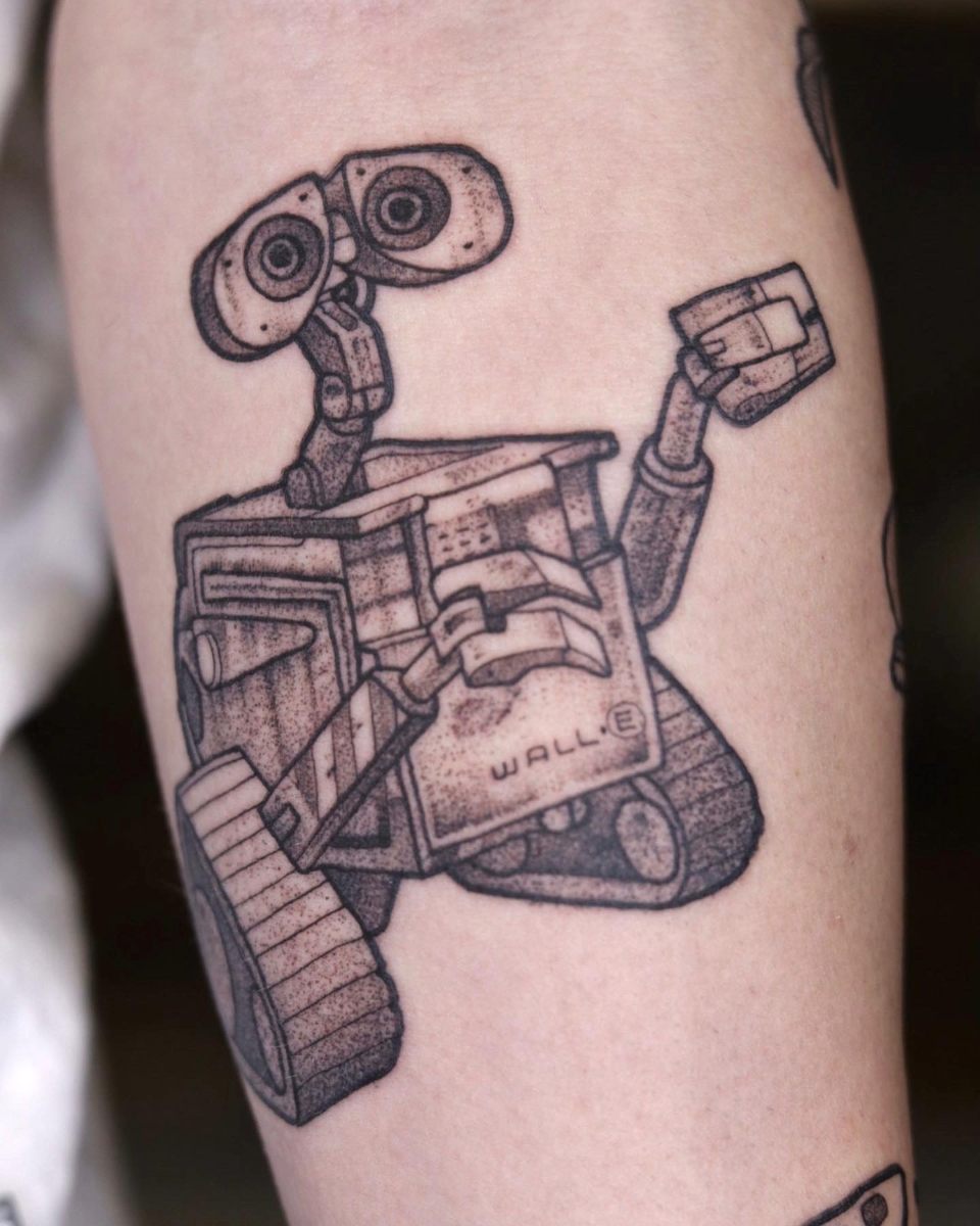 Wall-e tatuering